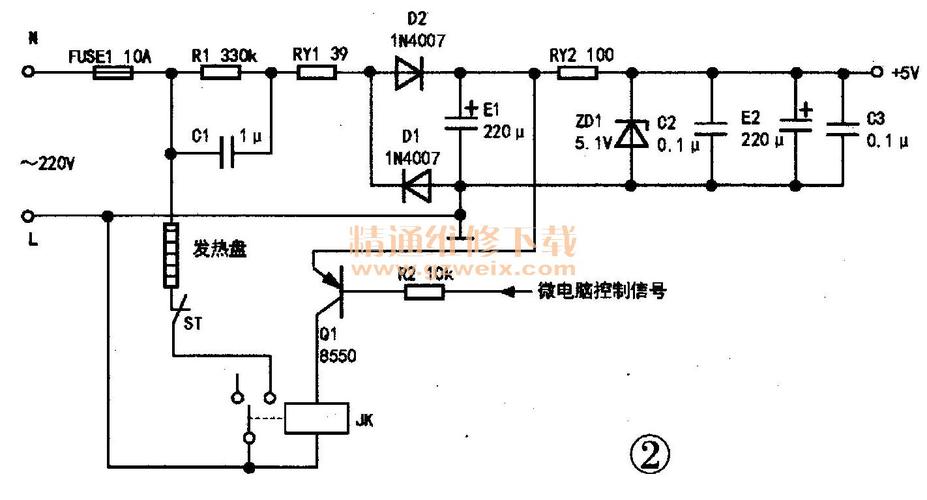 电炖锅电源电路代换维修分享_电压_芯片 电炖锅电源电路代换维修分享_电压_芯片 科学