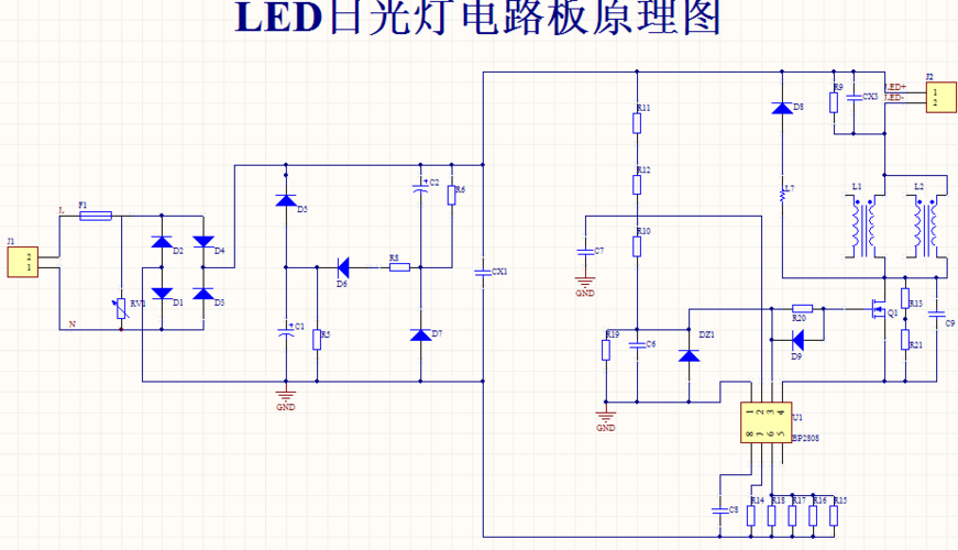 一元包邮的家用LED日光灯泡究竟是用什么电路做到的？_电压_芯片 一元包邮的家用LED日光灯泡究竟是用什么电路做到的？_电压_芯片 科学
