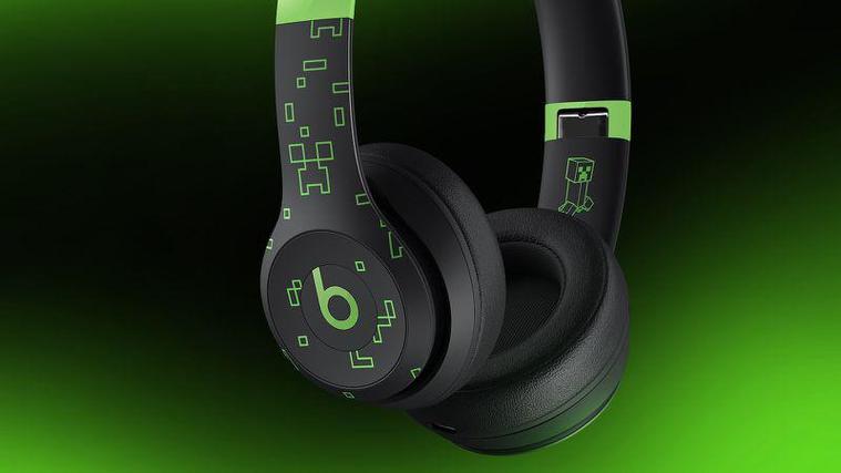 庆祝《我的世界》15周年联名特别版Beats Solo 4耳机宣告_耳机_霓虹 庆祝《我的世界》15周年联名特别版Beats Solo 4耳机宣告_耳机_霓虹 智能