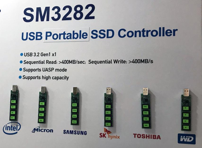 慧荣展示单芯片USB SSD主控SM3282速度最高400MB/s_速度_芯片 慧荣展示单芯片USB SSD主控SM3282速度最高400MB/s_速度_芯片 互联网