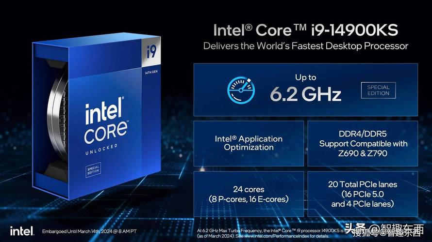 英特尔i9-14900KS处理器曝光：24核32线程频率最高6.2 GHz_英特尔_功耗 英特尔i9-14900KS处理器曝光：24核32线程频率最高6.2 GHz_英特尔_功耗 互联网