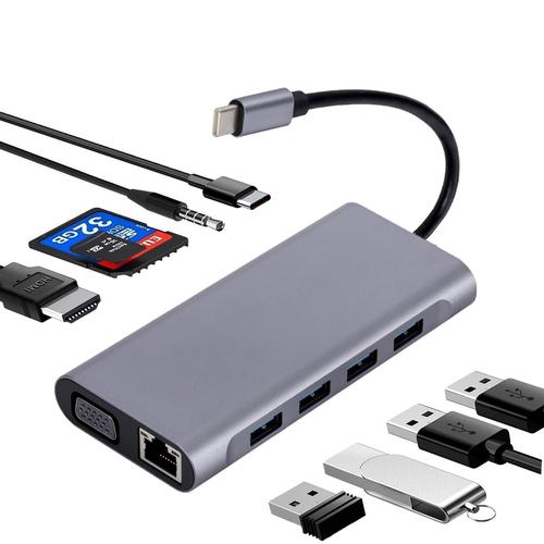 支持HDMI+VGA 4K@30Hz视频输出绿联9合1 USB-C多功能扩展坞拆解_接口_芯片 支持HDMI+VGA 4K@30Hz视频输出绿联9合1 USB-C多功能扩展坞拆解_接口_芯片 智能