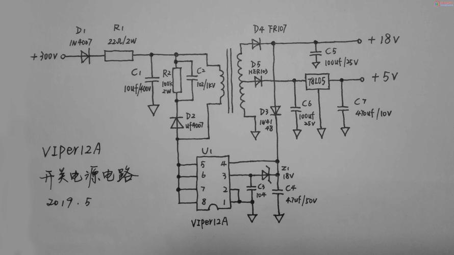 「畅聊维修技能」用VIPer12A改电路代换FSD200_电压_电容 「畅聊维修技能」用VIPer12A改电路代换FSD200_电压_电容 互联网