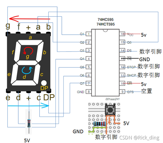 74HC595 芯片事理和 Arduino 运用实例_数据_引脚 74HC595 芯片事理和 Arduino 运用实例_数据_引脚 互联网