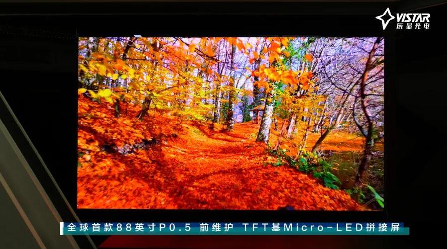 辰显光电点亮88英寸P0.5前掩护TFT基MicroLED拼接屏_光电_技巧 辰显光电点亮88英寸P0.5前掩护TFT基MicroLED拼接屏_光电_技巧 科学