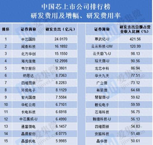 208家芯片公司研发费用榜单_商务_color 208家芯片公司研发费用榜单_商务_color 智能