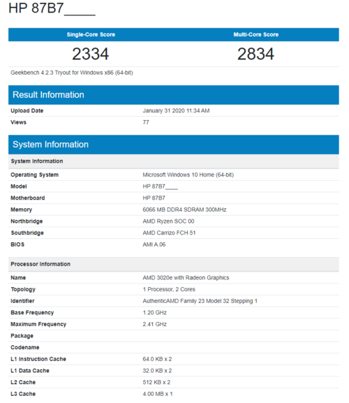 AMD速龙3020e APU曝光：14nm Zen再战_速龙_频率 AMD速龙3020e APU曝光：14nm Zen再战_速龙_频率 智能