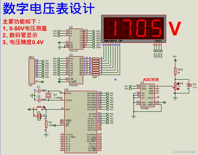 基于51单片机的数字电压表系统设计_单片机_通讯 基于51单片机的数字电压表系统设计_单片机_通讯 智能